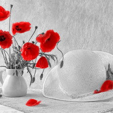 Схема вышивки «Маковый натюрморт»