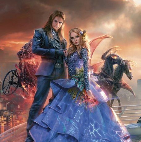 София слышит зеркала - фэнтези, сказка, иллюстрация - оригинал