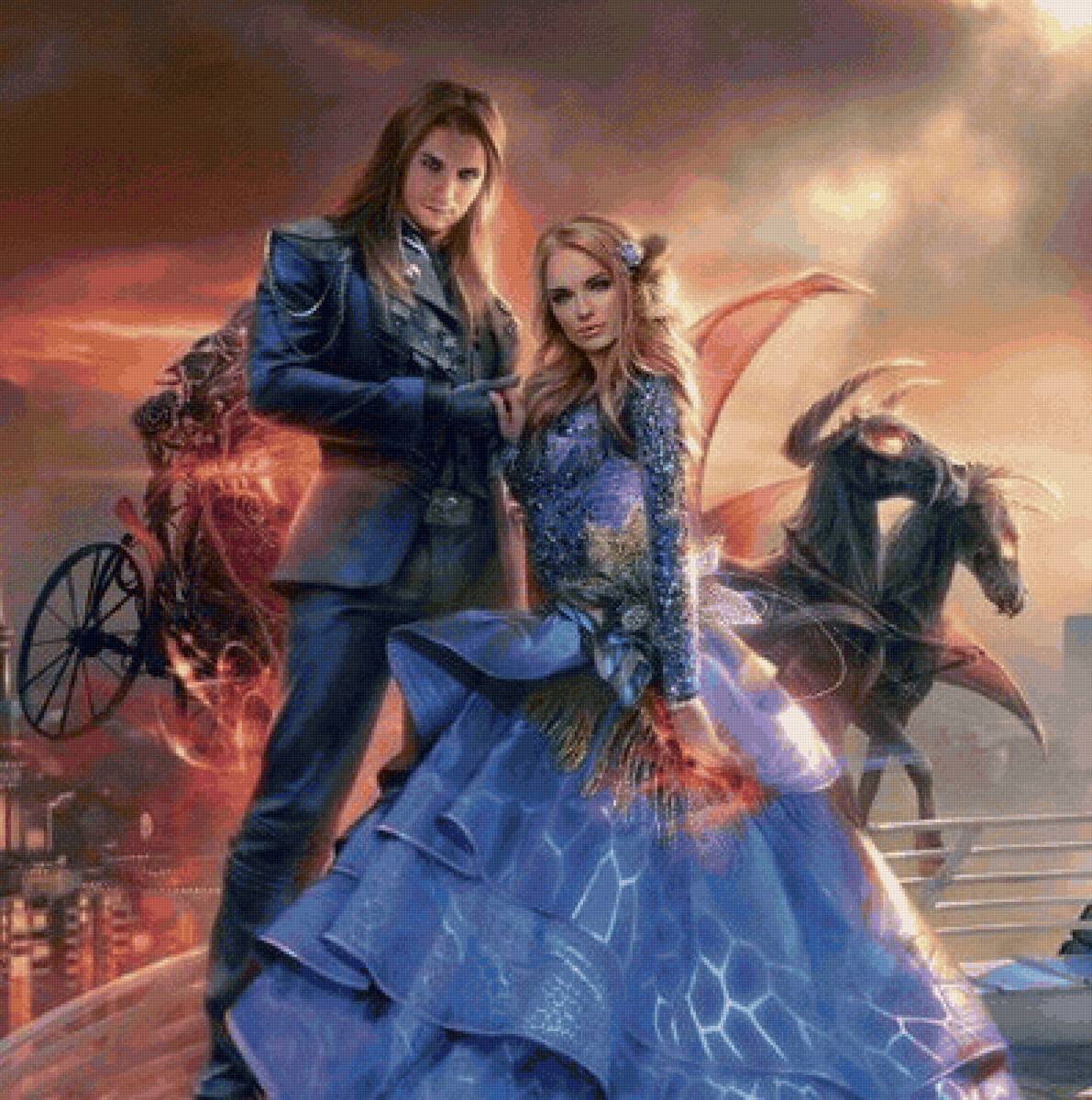 София слышит зеркала - фэнтези, иллюстрация, сказка - предпросмотр