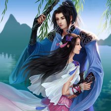 Схема вышивки «Пара»