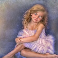 Схема вышивки «балерина»