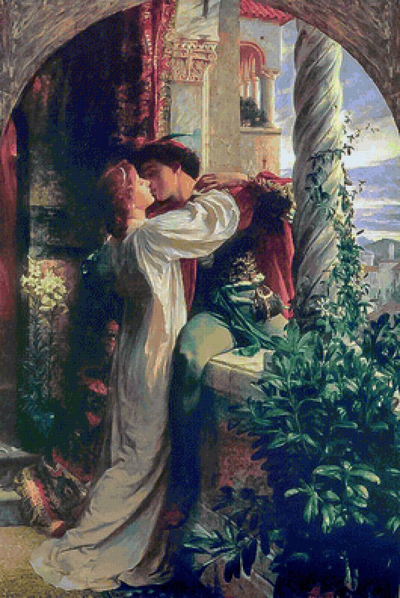 Romeo and Juliet. - frank dicksee painter.scenarys.people. - предпросмотр