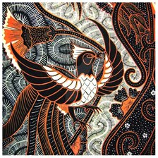 Схема вышивки «сорока»