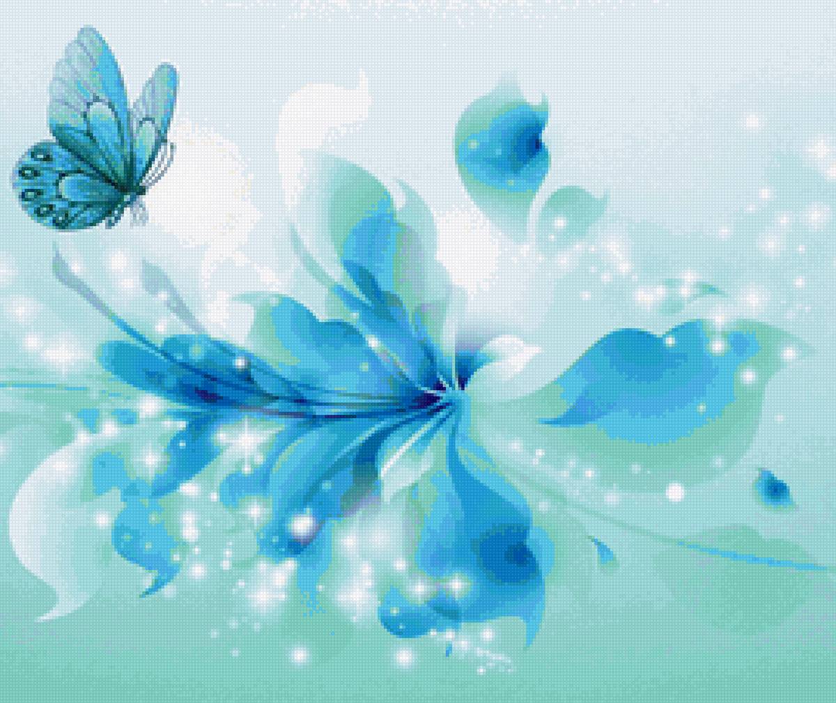 mariposa azul - mariposa - предпросмотр