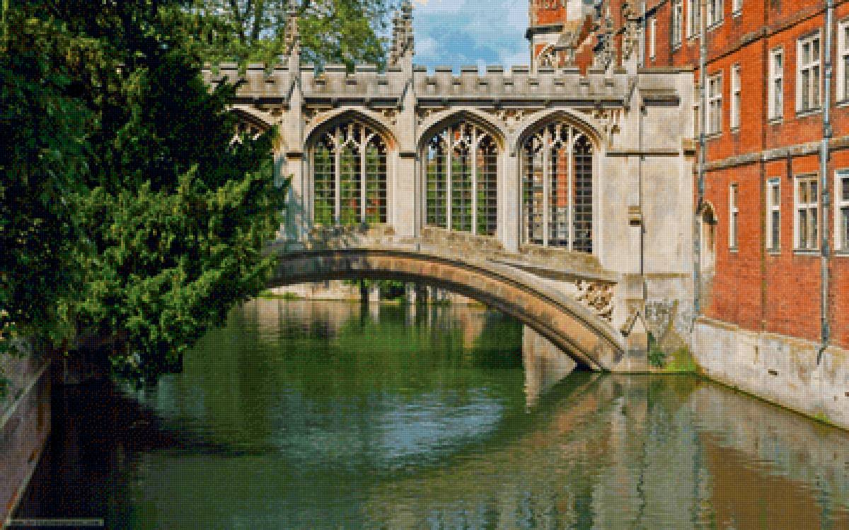 Мост - пейзаж, природа, дом - предпросмотр