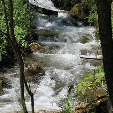 Схема вышивки «Горная река»