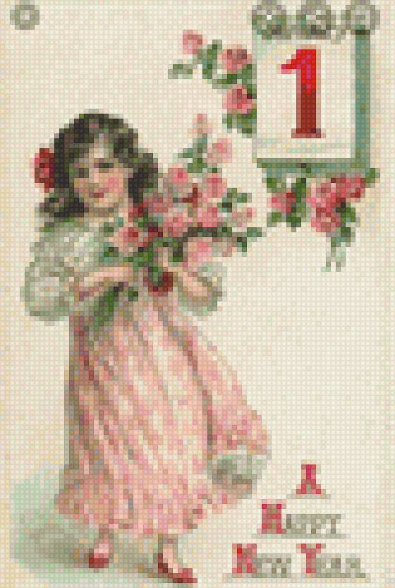 Девочка шебби-шик - предпросмотр