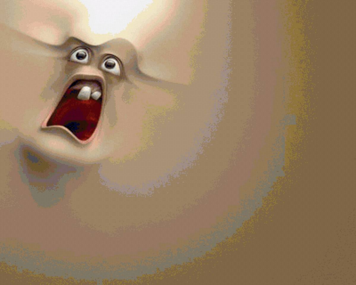 привидение - улыбка, испуг - предпросмотр