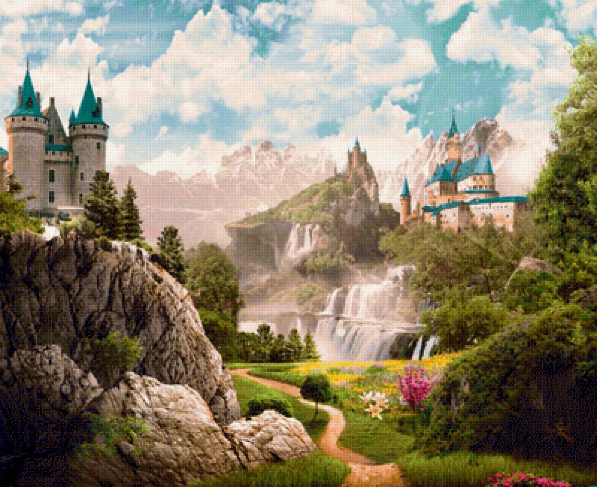 Чарівний замок - замок, казки - предпросмотр