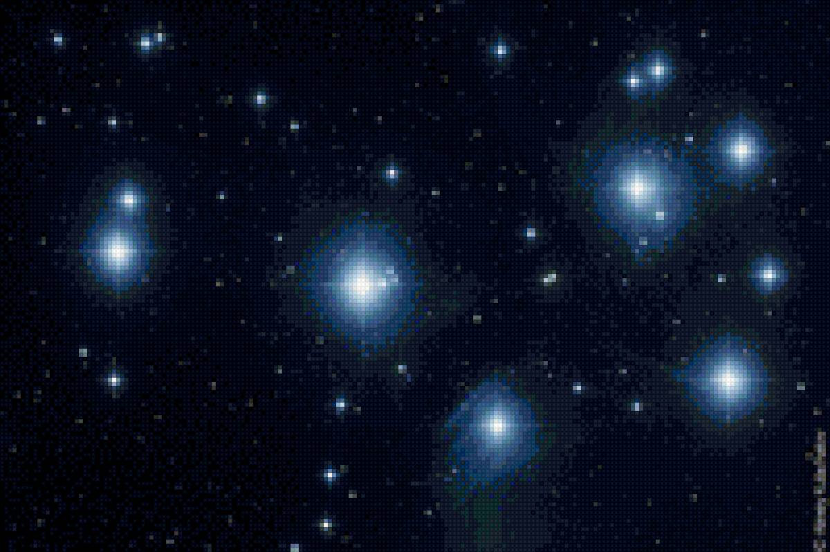 Плеяды - звездное скопление, космос - предпросмотр