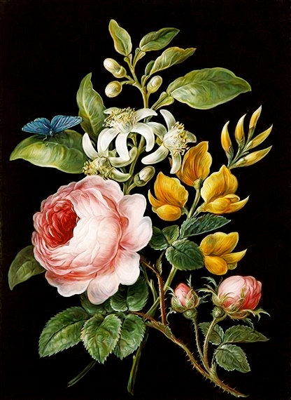 Серия "Букет". - розы, цветы, флора, букет - оригинал