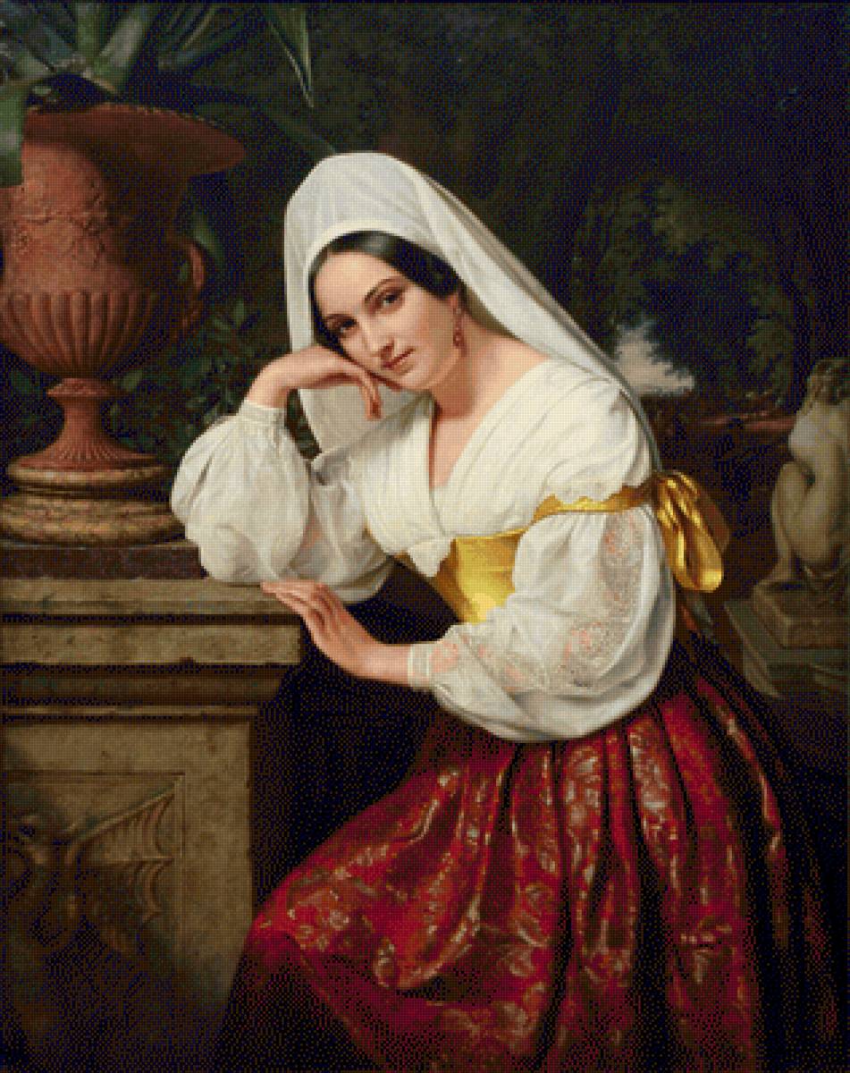 девушка из фраскатти - фраскатти, девушка, адольф, хеннинг - предпросмотр