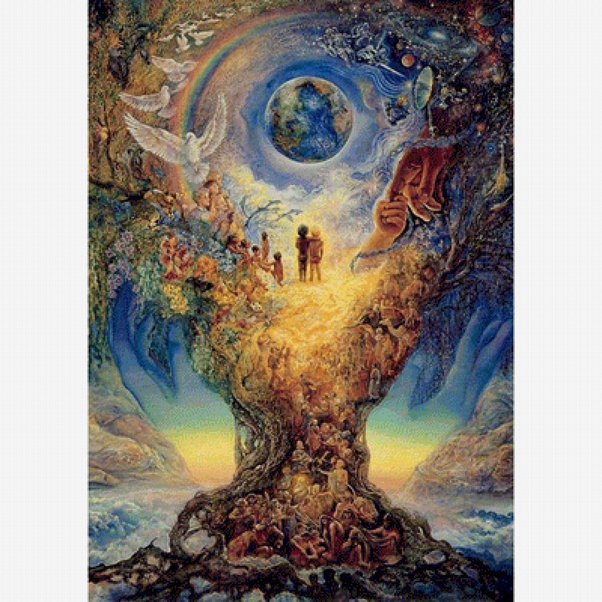 Дерево жизни - жизнь, космос, дерево - предпросмотр