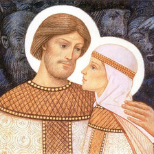 Схема вышивки «Пётр и Феврония»