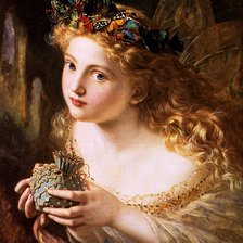 Схема вышивки «фея бабочек»