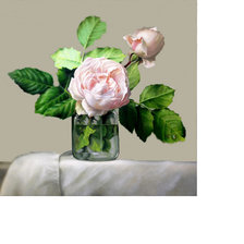 Схема вышивки «Роза.»