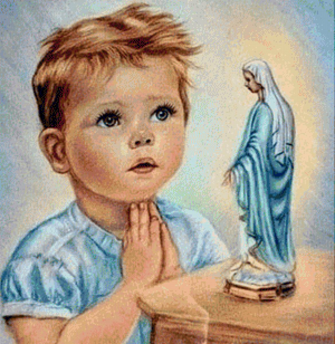 Молитва дитини - релігія, марія, дитина - предпросмотр