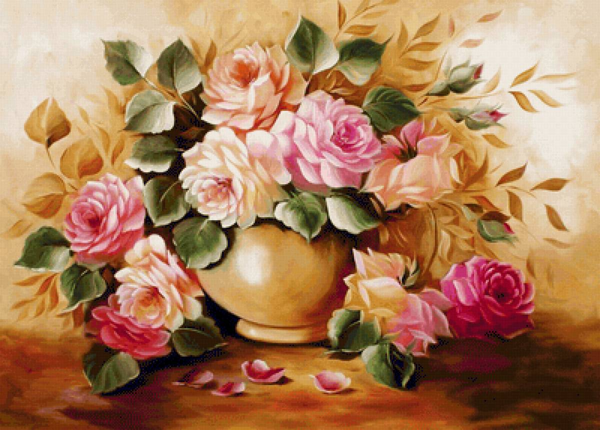 Натюрморт. - цветы, натюрморт, живопись. - предпросмотр