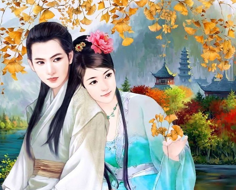 Пара - сказка, фэнтези, иллюстрация - оригинал