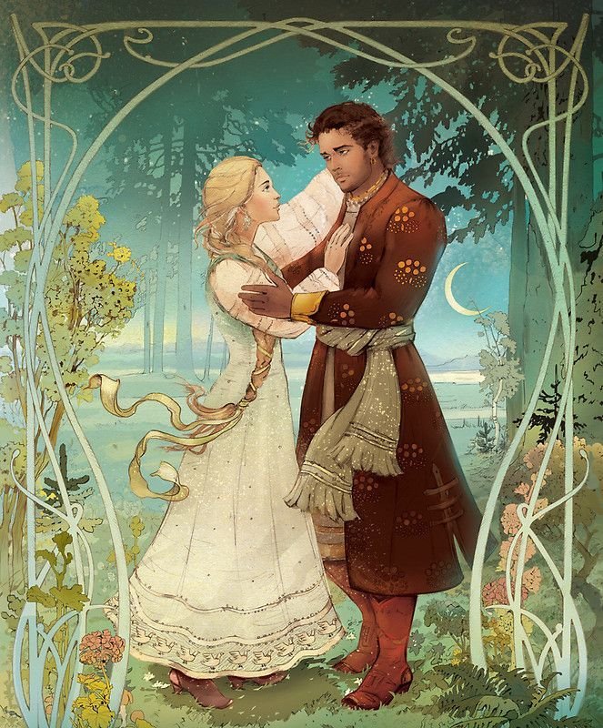 Пара - сказка, иллюстрация - оригинал