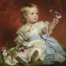 Схема вышивки «Принцесса Виктория. Franz Xaver Winterhalter»