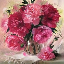 Схема вышивки «bujori»