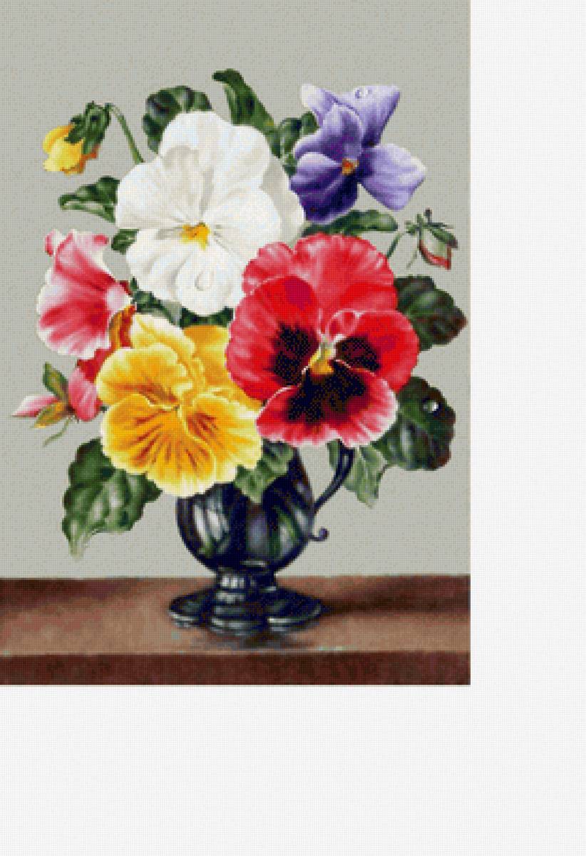 Натюрморт. - живопись., натюрморт, цветы - предпросмотр