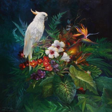 Попугай - птицы - оригинал