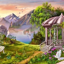 Схема вышивки «EL CENADOR»