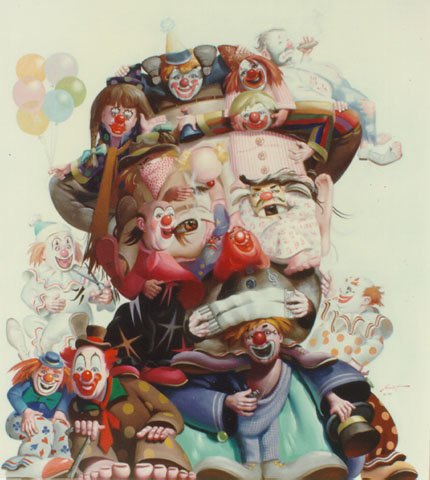 КЛОУНАДА - картины - оригинал