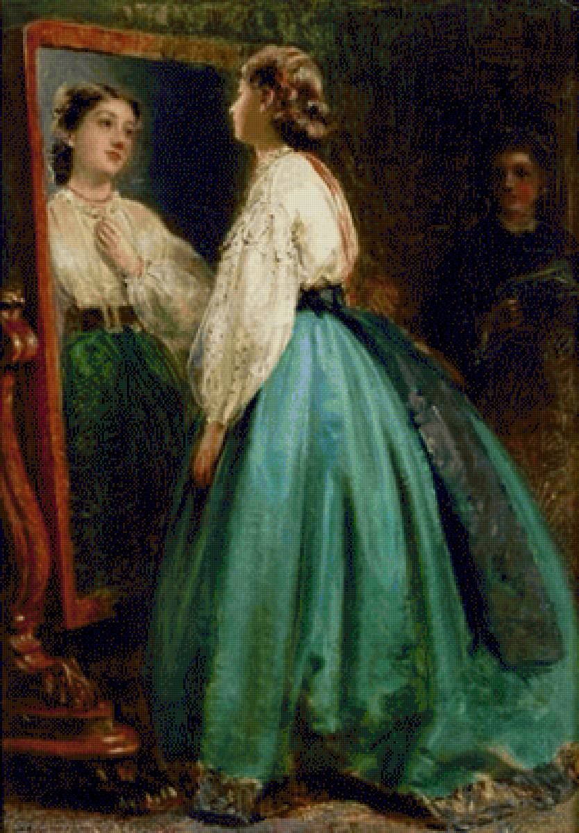 у зеркала - предпросмотр