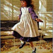 Схема вышивки «niña»