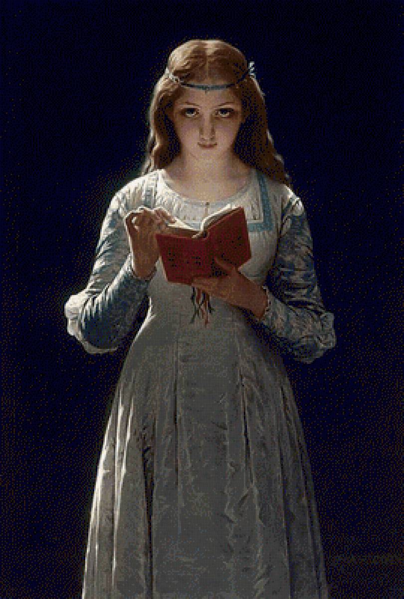 За чтением мрачной книги - предпросмотр