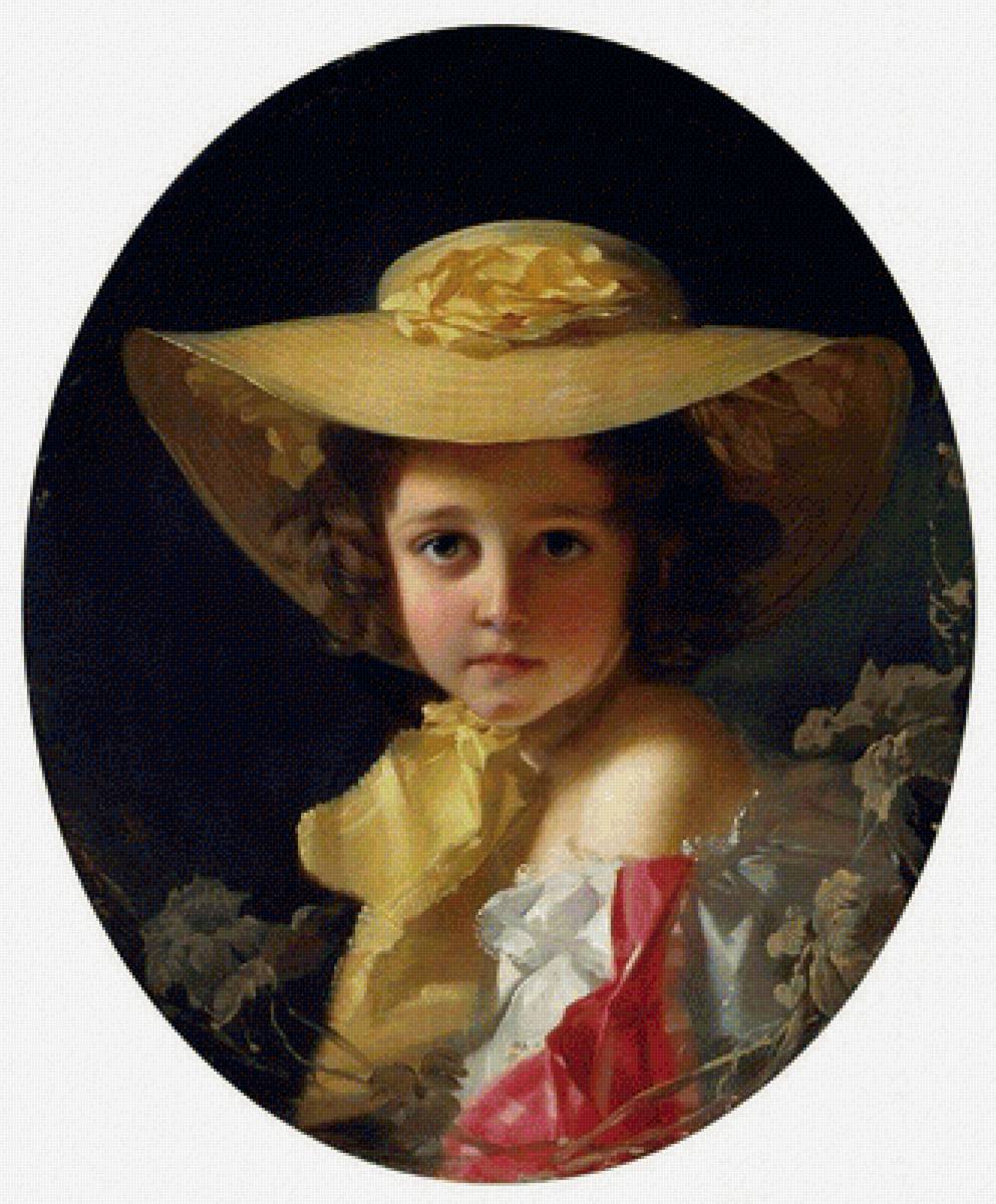 Портрет девочки. Иван Кузьмич Макаров - живопись, 19 век, портрет, девочка - предпросмотр