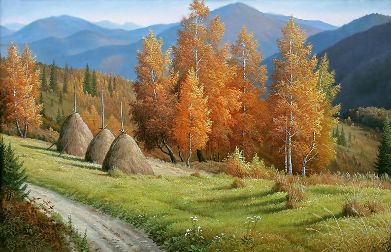 Пейзаж. - живопись., пейзаж - оригинал