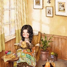 Схема вышивки «Single girl»