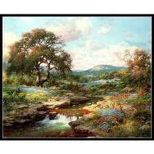 Схема вышивки «утро»