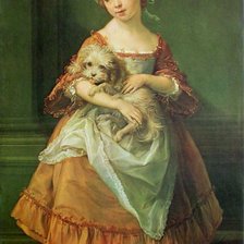 Оригинал схемы вышивки «Pompeo Girolamo Batoni, портрет Луизы Гренвиль» (№2129770)