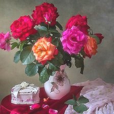 Схема вышивки «Розы»