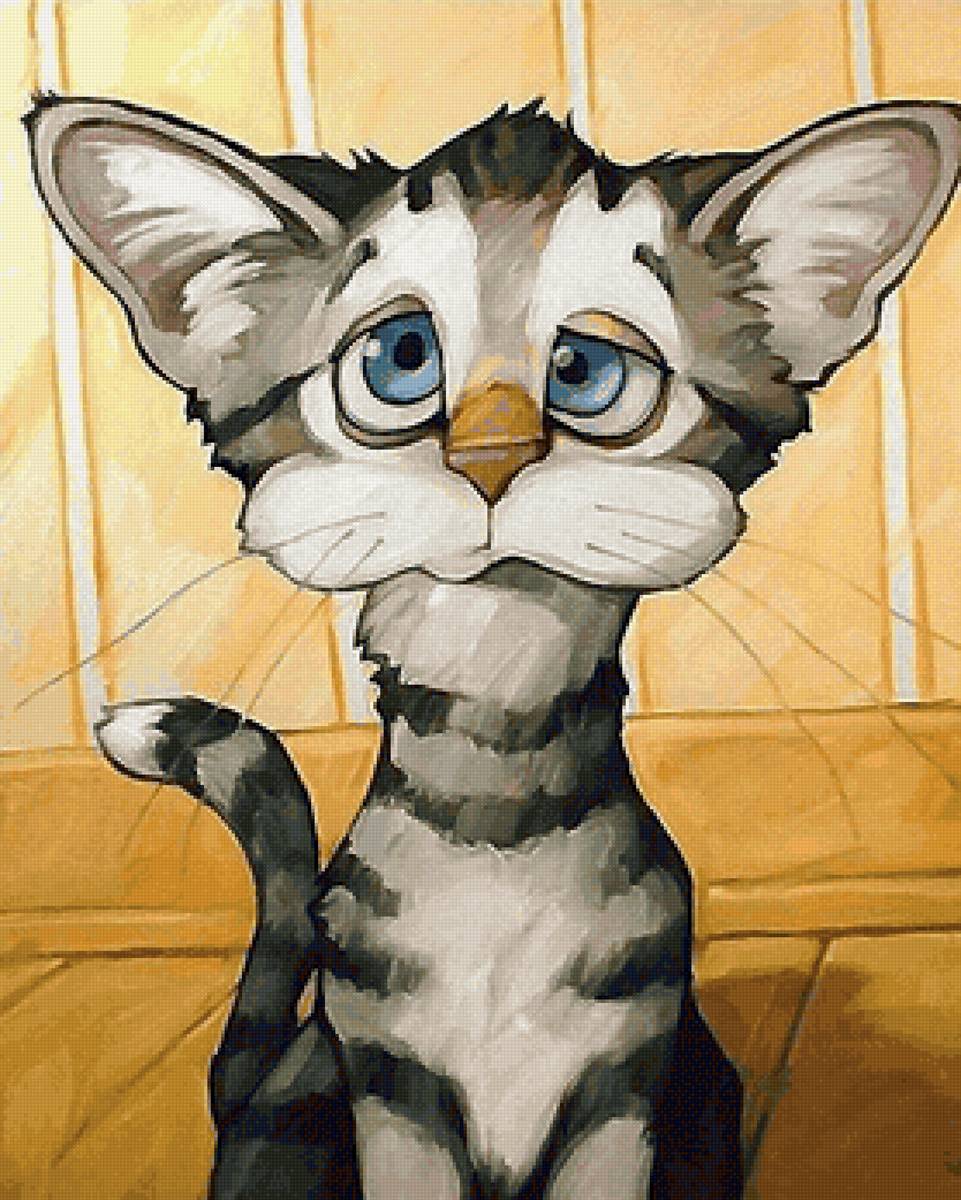 смешной котёнок - котенок - предпросмотр