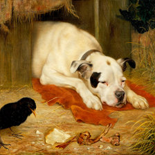 Схема вышивки «Угощение. Herbert William Weekes»