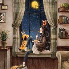 Схема вышивки «Single girl»