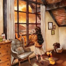 Схема вышивки «Single girl»