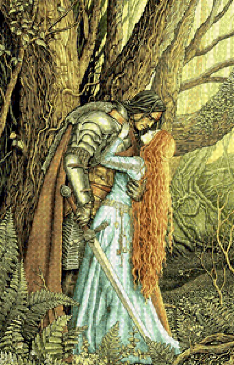 плипл 2 - пара, игра престолов, рыцарь, средневековье, картина, девушка - предпросмотр