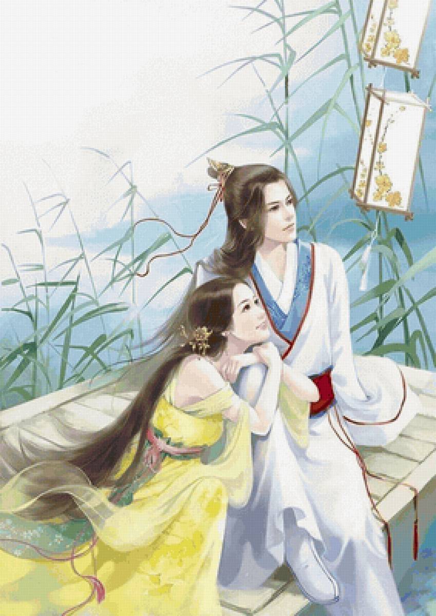 Пара - сказка, фэнтези, иллюстрация - предпросмотр