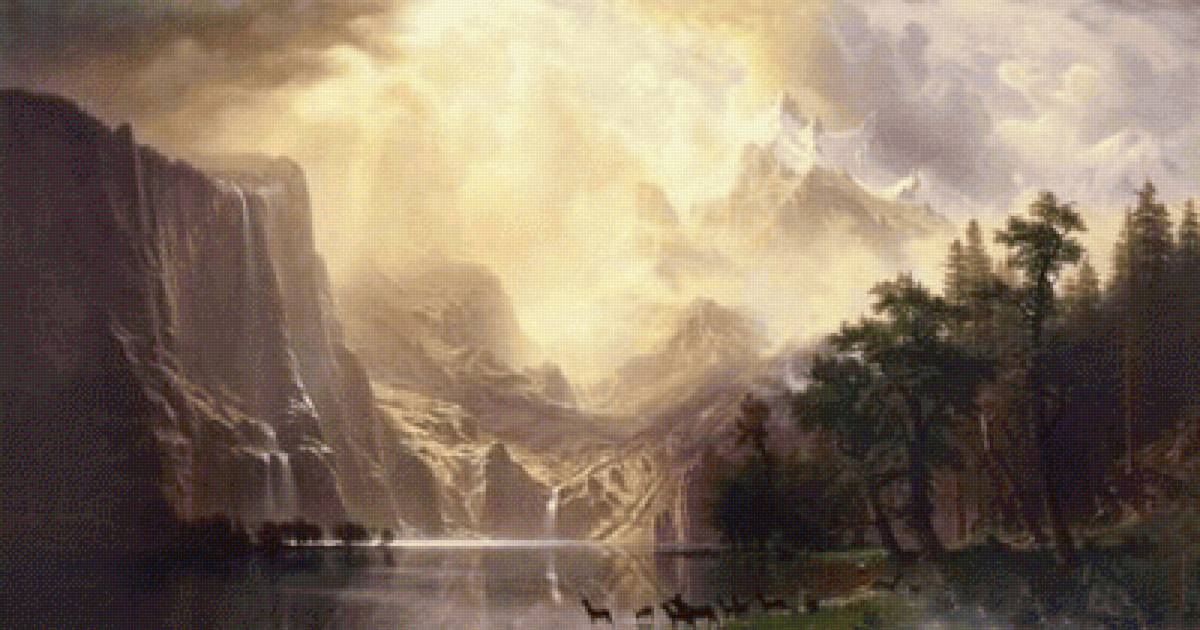 Природа - картина, иллюстрация - предпросмотр