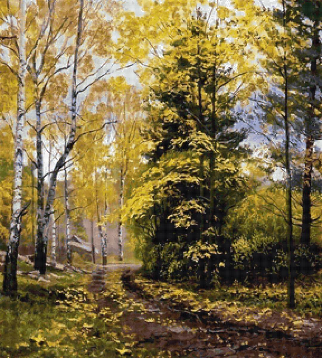 Осенняя природа - природа, деревья, осень - предпросмотр