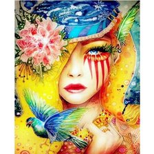 Схема вышивки «lady»