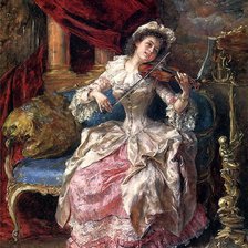 Схема вышивки «музыкальный вечер»