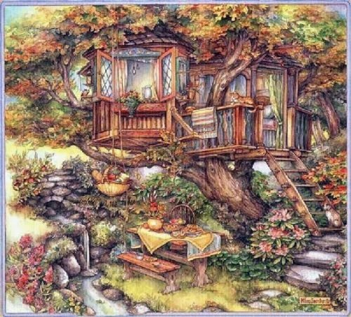 Kim Jacobs.ДОМИК НА ДЕРЕВЕ - помещения, здания - оригинал